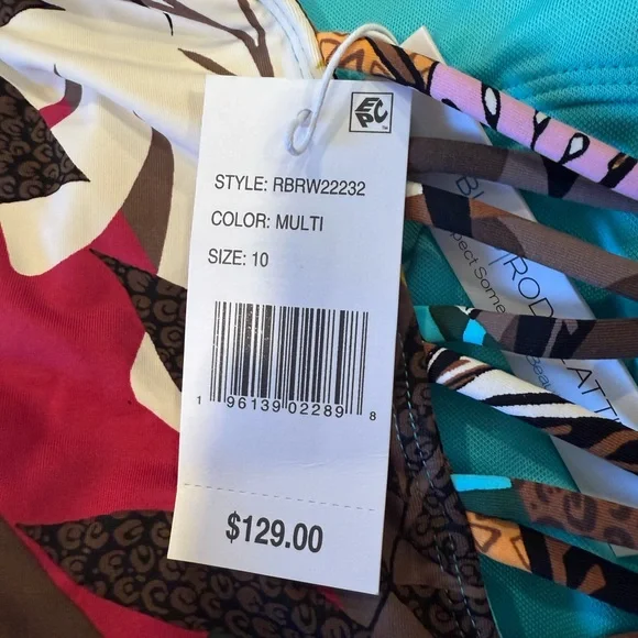 Colorful Multi-Patterned
 Tropical Print Brand new with tags 
$65 - Picture 3 of 4